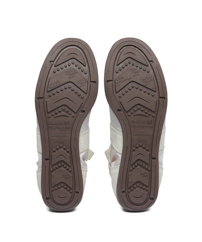 รองเท้าผ้าใบ SCRUNCH FLAT SNEAKERS - BEIGE
