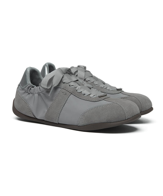 SCRUNCH FLAT SNEAKERS - GREY