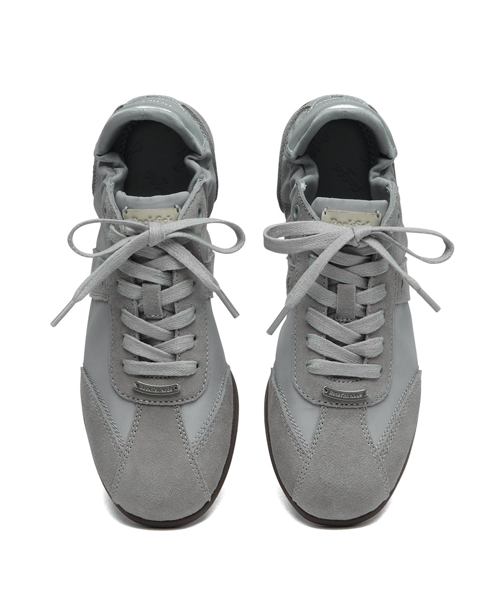 รองเท้าผ้าใบ SCRUNCH FLAT SNEAKERS - GREY