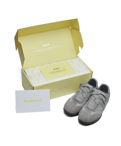รองเท้าผ้าใบ SCRUNCH FLAT SNEAKERS - GREY