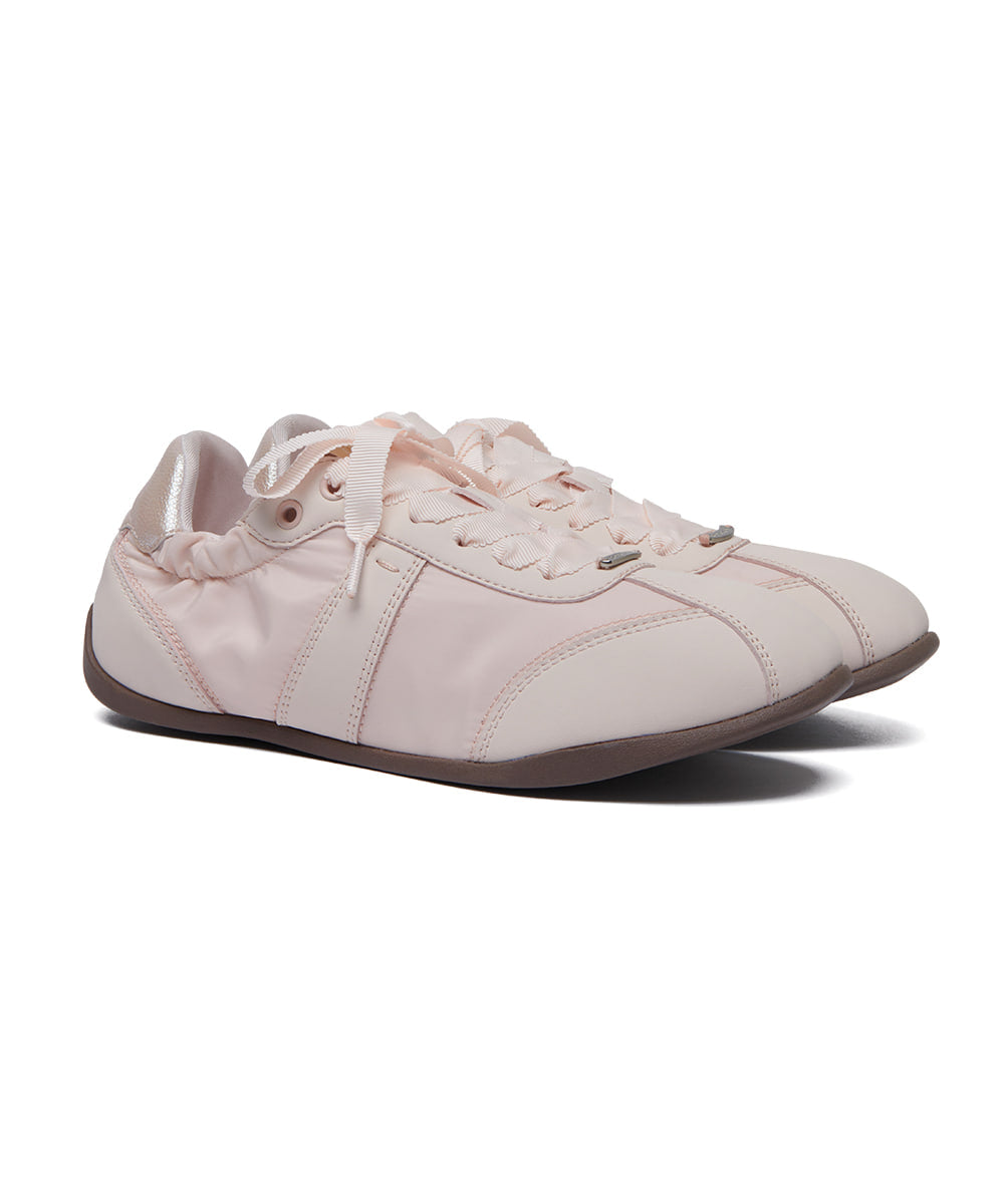 รองเท้าผ้าใบ SCRUNCH FLAT SNEAKERS - PINK