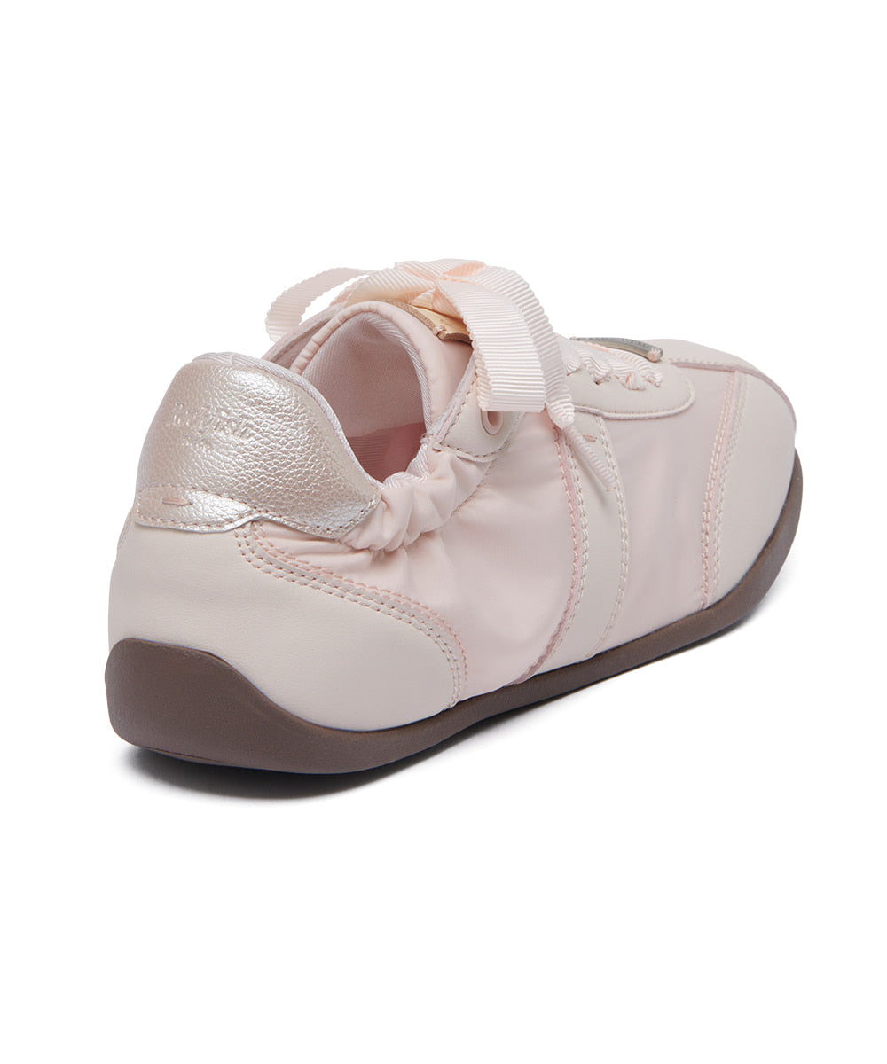 รองเท้าผ้าใบ SCRUNCH FLAT SNEAKERS - PINK