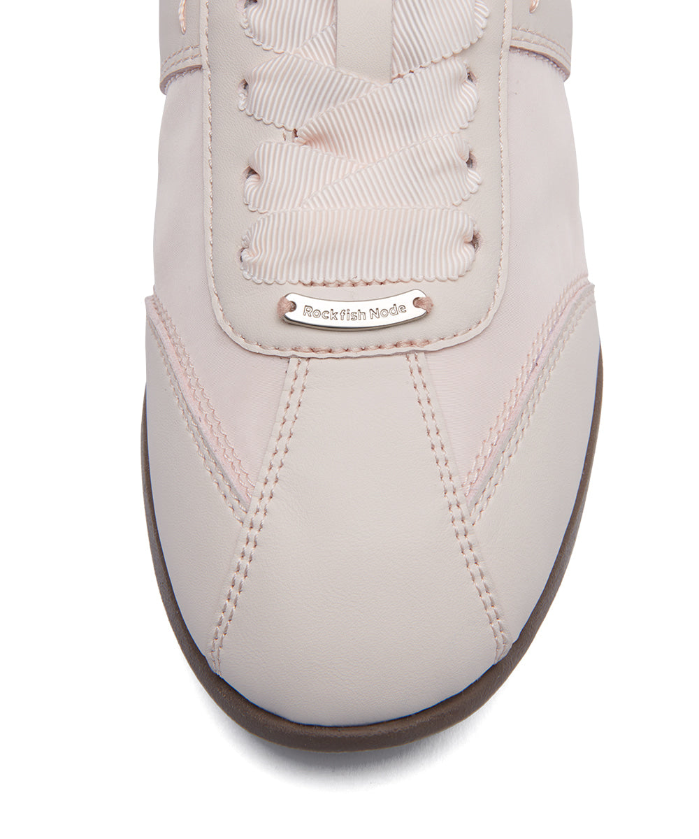 รองเท้าผ้าใบ SCRUNCH FLAT SNEAKERS - PINK
