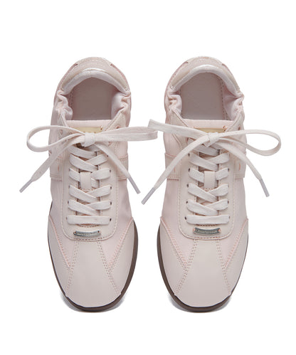 รองเท้าผ้าใบ SCRUNCH FLAT SNEAKERS - PINK
