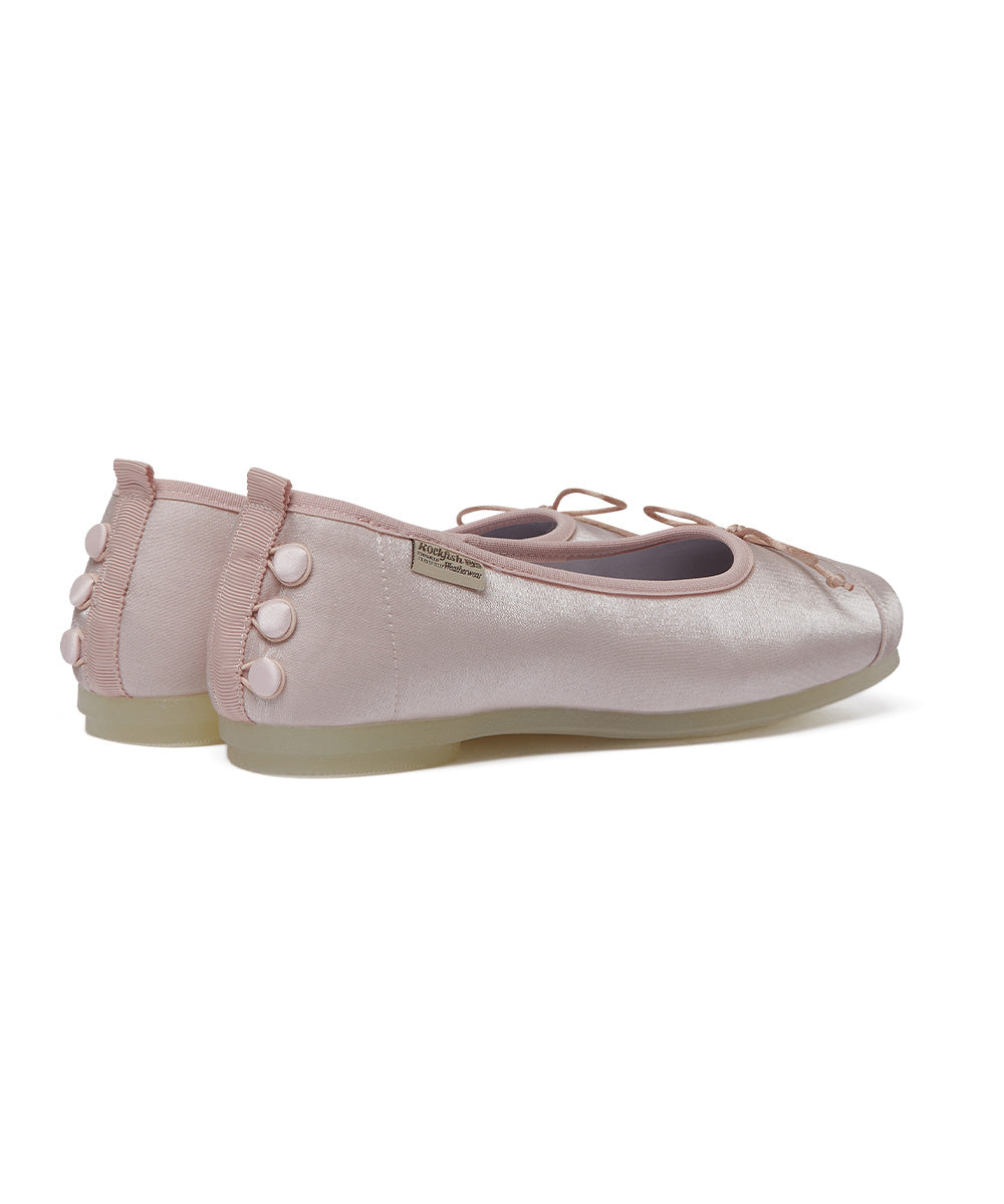 TOE CAP BALLET FLATS - PINK