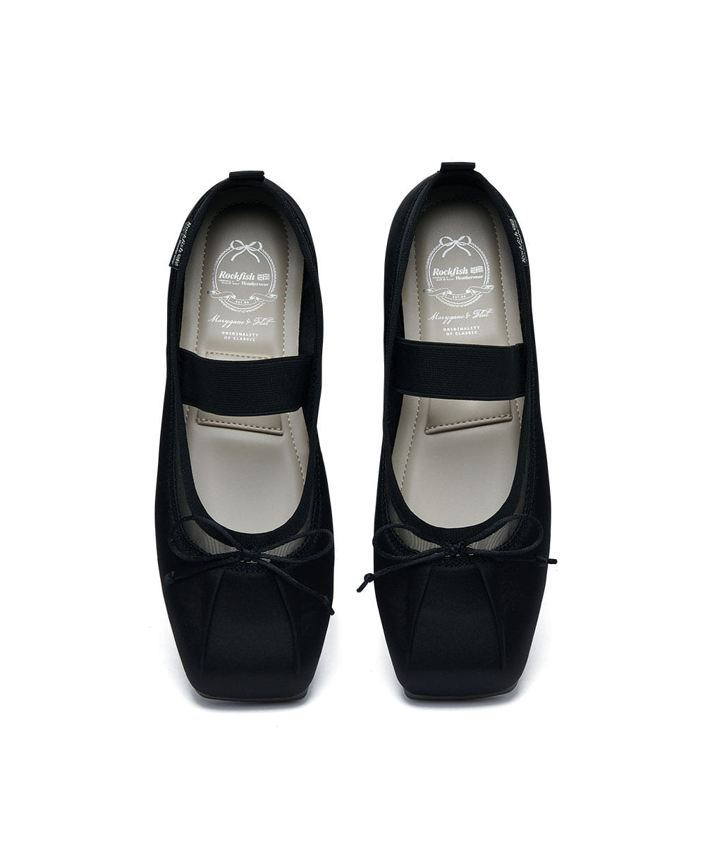 รองเท้าแมรี่เจน TULE MARYJANE - BLACK