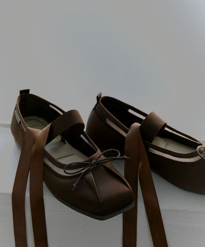 รองเท้าแมรี่เจน TULE MARYJANE - BROWN