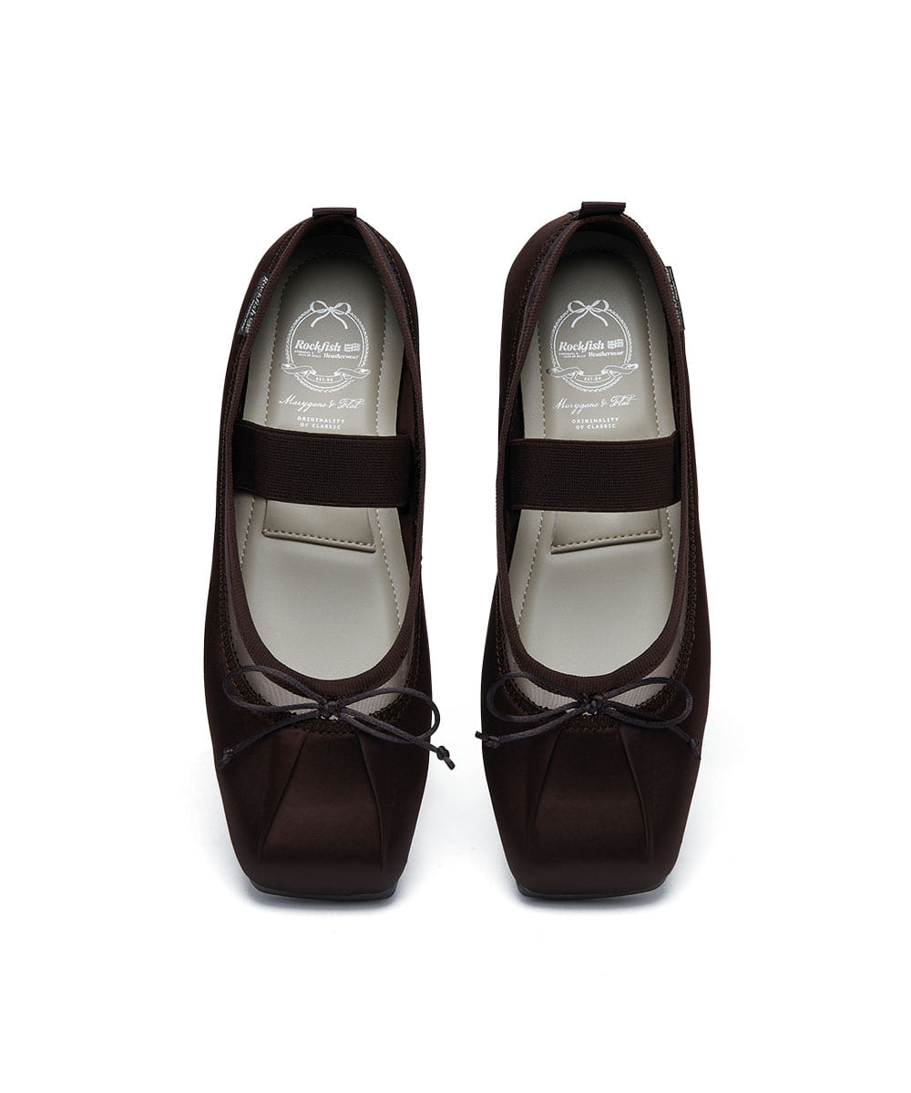 รองเท้าแมรี่เจน TULE MARYJANE - BROWN