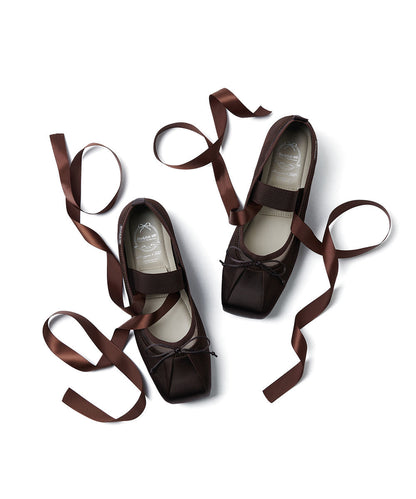 รองเท้าแมรี่เจน TULE MARYJANE - BROWN