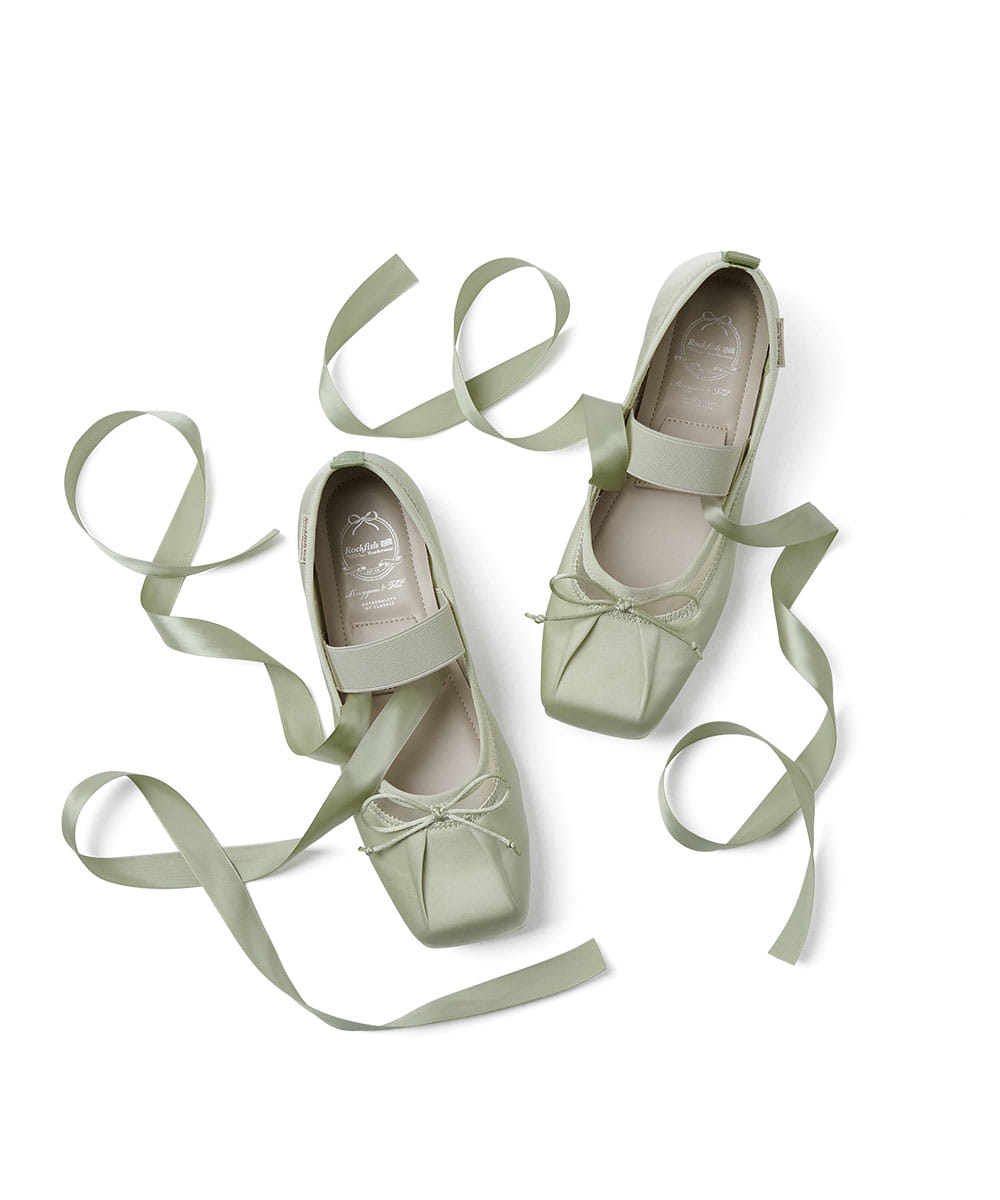 รองเท้าแมรี่เจน TULE MARYJANE - SAGE GREEN