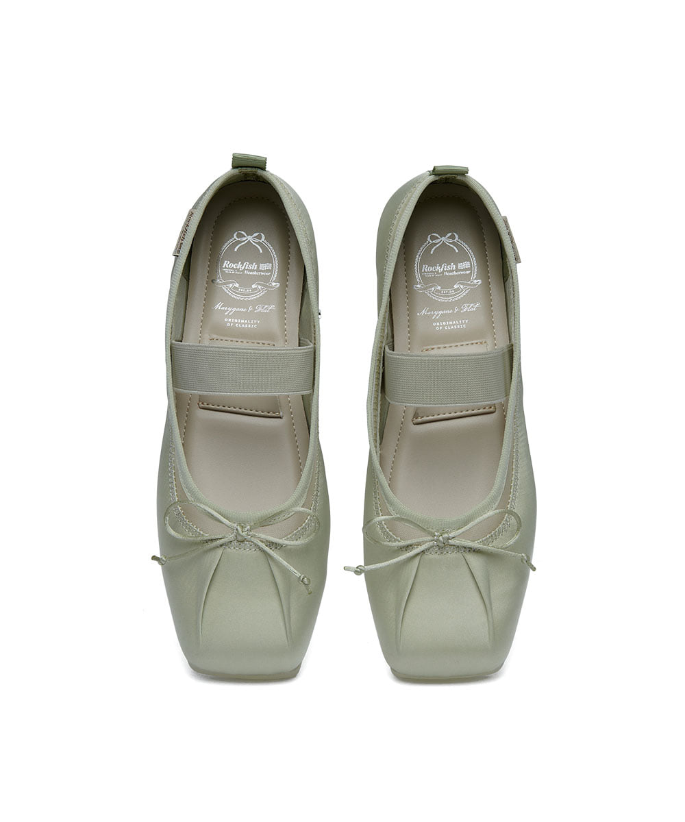 รองเท้าแมรี่เจน TULE MARYJANE - SAGE GREEN