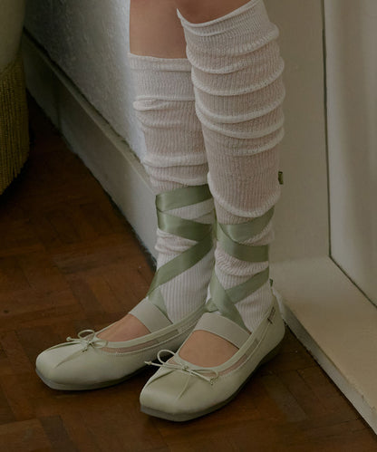 รองเท้าแมรี่เจน TULE MARYJANE - SAGE GREEN