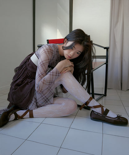 รองเท้าแมรี่เจน TULE MARYJANE - BROWN