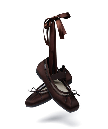 รองเท้าแมรี่เจน TULE MARYJANE - BROWN
