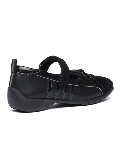รองเท้าผ้าใบ BLISS VELCRO SNEAKERS - BLACK