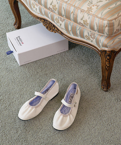 WISLEY QUILTED SCRUNCH MARYJANE - BUTTER