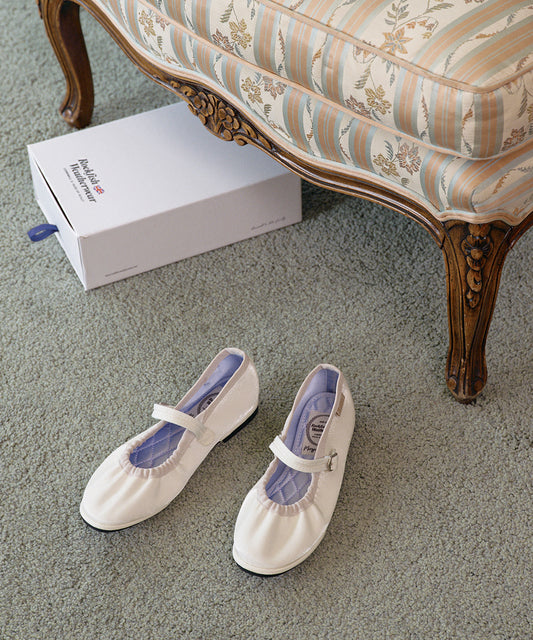 WISLEY QUILTED SCRUNCH MARYJANE - BUTTER