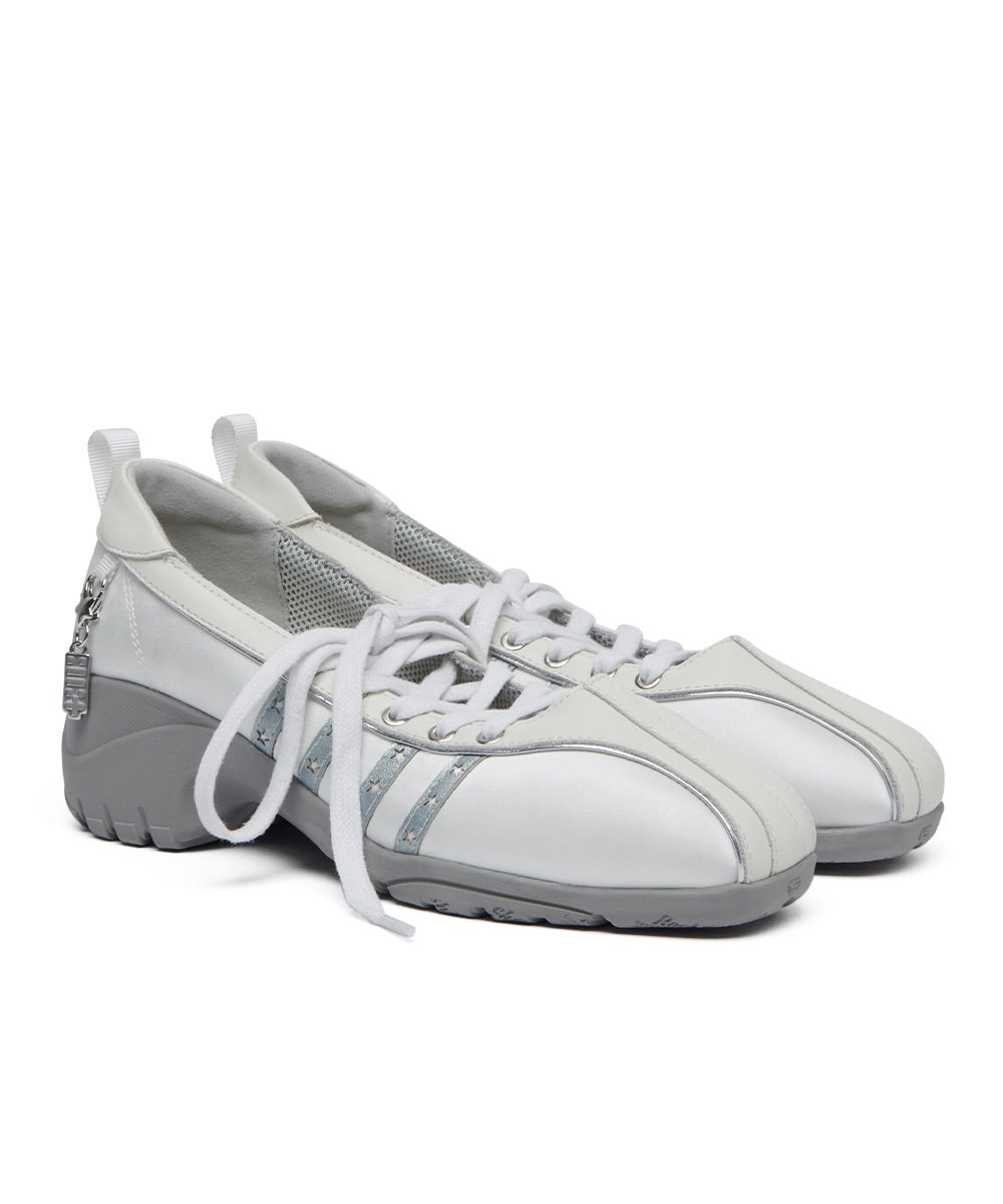 รองเท้าผ้าใบ X ILLIT BLISS HEELS LACEUP SNEAKERS - WHITE