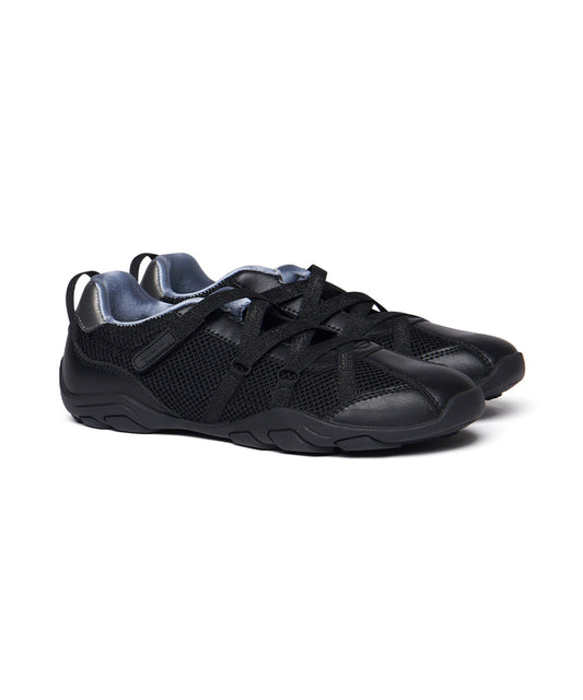 ZANE X-STRAP SNEAKERS - BLACK