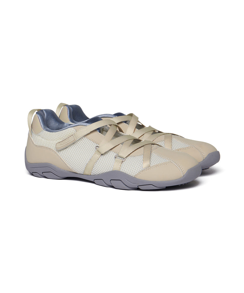 Rockfish Weatherwear รองเท้าผ้าใบ Zane X-strap Sneakers สีเบจ ...