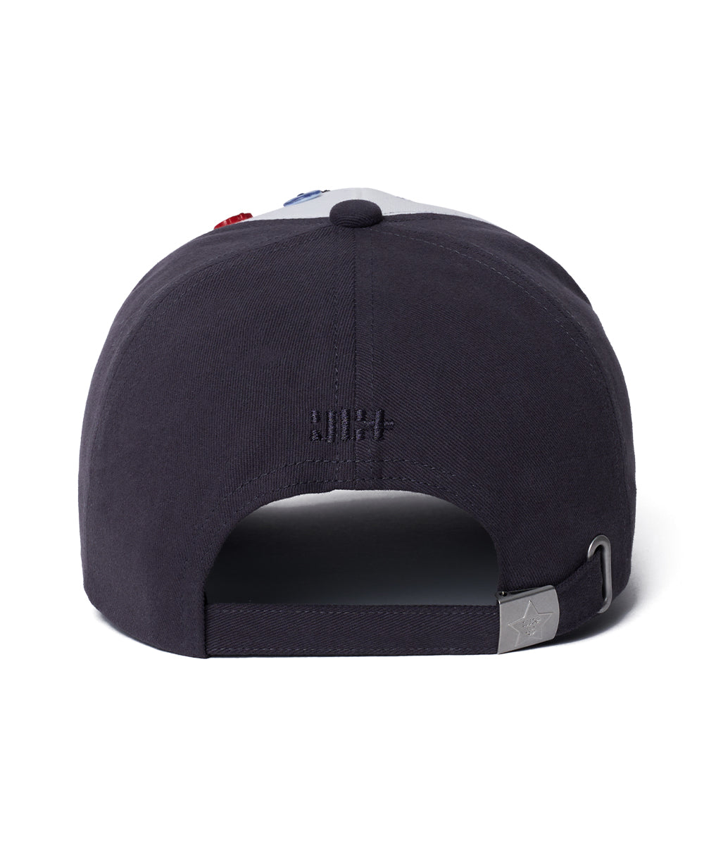 หมวกแก๊ป X ILLIT PATCHWORK CAP - DARK GREY