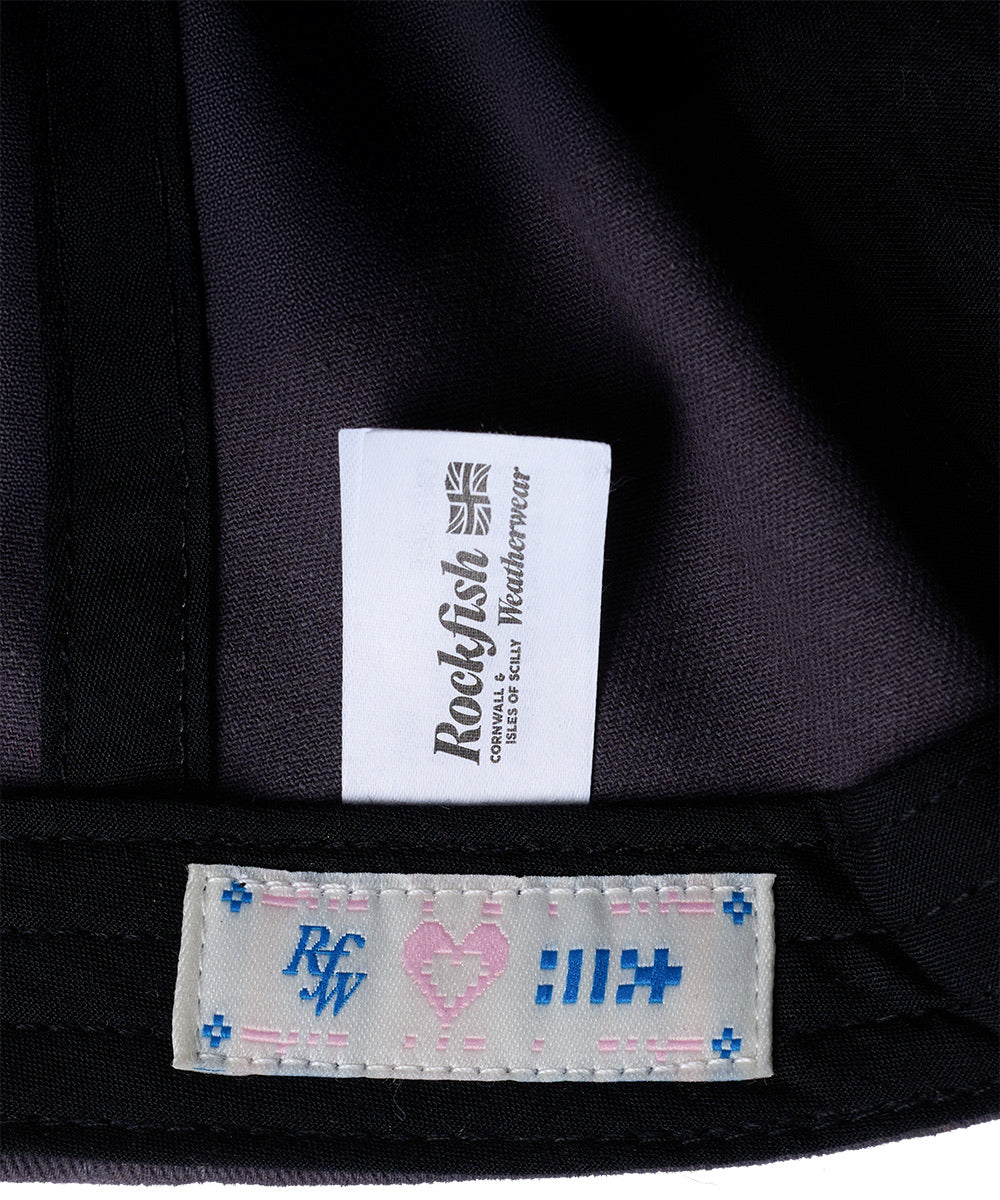 หมวกแก๊ป X ILLIT PATCHWORK CAP - DARK GREY