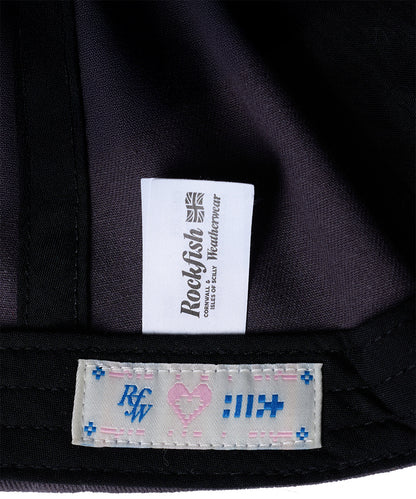 หมวกแก๊ป X ILLIT PATCHWORK CAP - DARK GREY