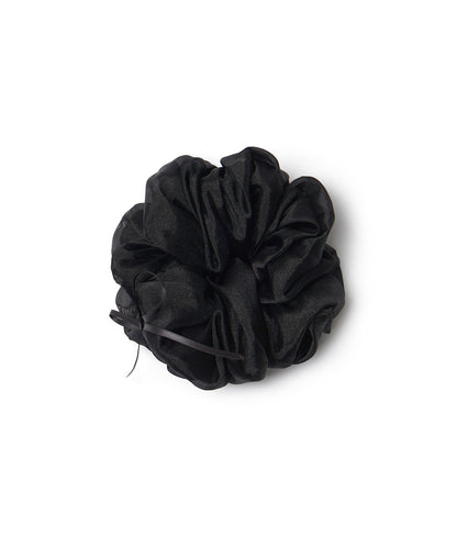 ยางรัดผม RIBBON ORGANZA SCRUNCHIE - BLACK