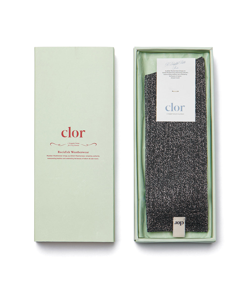 ถุงเท้า GLITTER SOCKS - BLACK