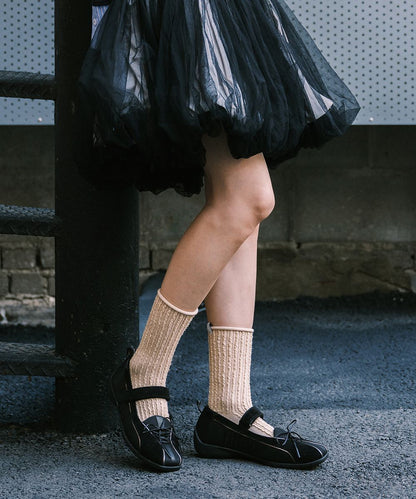 รองเท้าผ้าใบ BLISS VELCRO SNEAKERS - BLACK