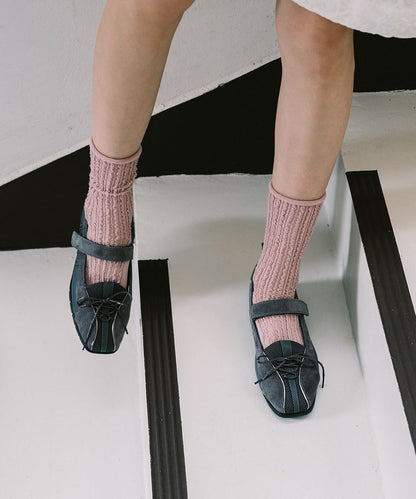 รองเท้าผ้าใบ BLISS VELCRO SNEAKERS - CHARCOAL