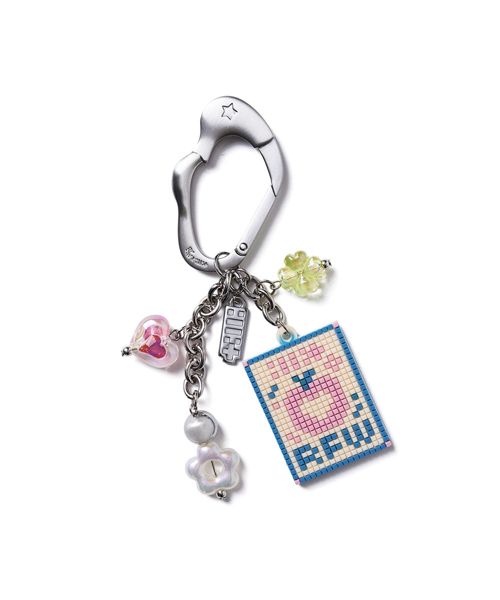 พวงกุญแจ X ILLIT BEADS KEYRING - IVORY
