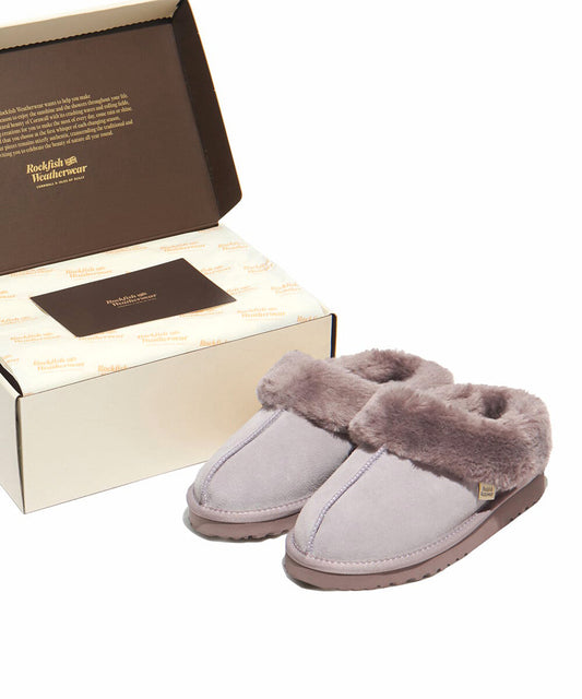 รองเท้าเปิดส้น WINTER FUR MULE - LAVENDER