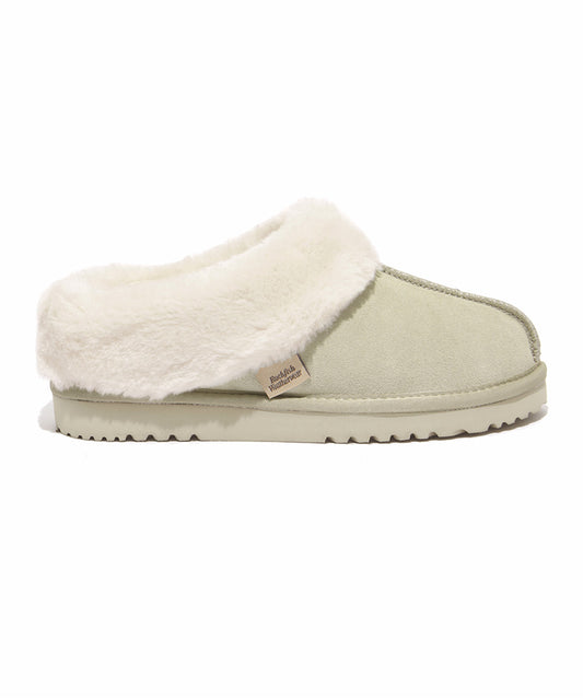 รองเท้าเปิดส้น WINTER FUR MULE - PALE MINT