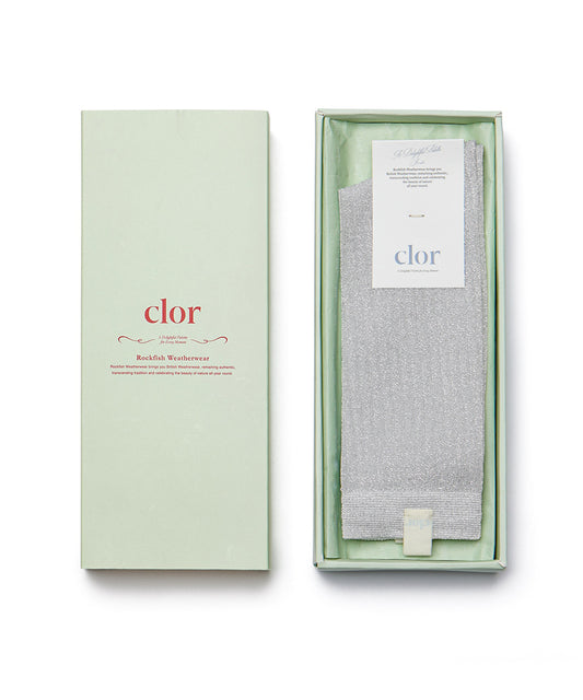 ถุงเท้า GLITTER SOCKS - SILVER